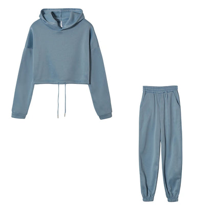 Women’s Long Sleeve Casual Tracksuit Set – Two-Piece Sporty Fashion Outfit