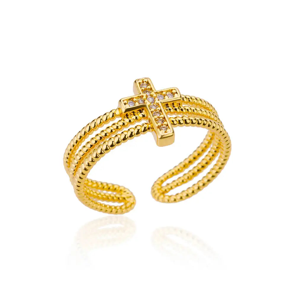 Women’s Jewelry 316L Stainless Steel Ring | Luxury | Gold Tone | Unisex