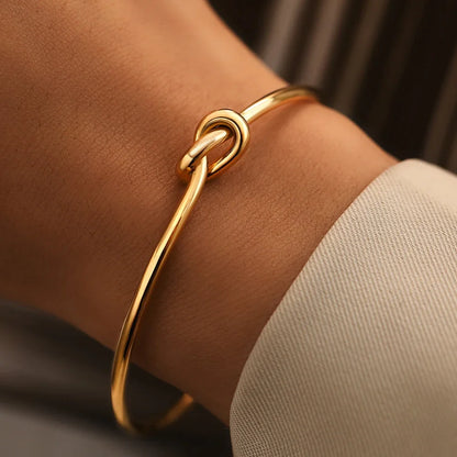 Women’s Jewelry Woven Twist Bangle Bracelet | Vintage | Goth | Streetwear