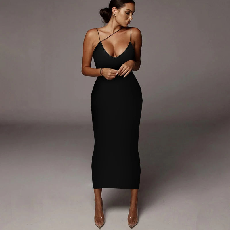 Women’s Leopard Maxi Dress – Sexy Summer Party & Evening Streetwear