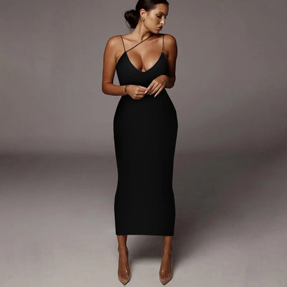 Women’s Leopard Maxi Dress – Sexy Summer Party & Evening Streetwear
