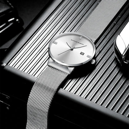Men’s Luxury Watch – Stainless Steel Business & Casual Wristwatch SBB