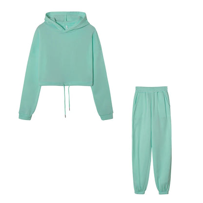 Women’s Long Sleeve Casual Tracksuit Set – Two-Piece Sporty Fashion Outfit