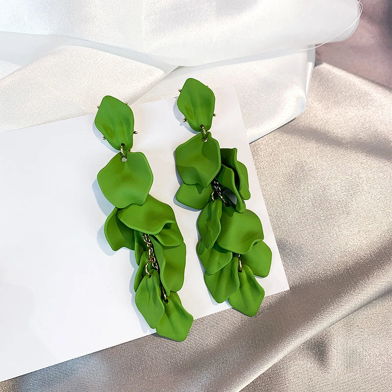 Women’s Jewelry Colorful Flower Drop Earrings | Boho | Y2K | Party