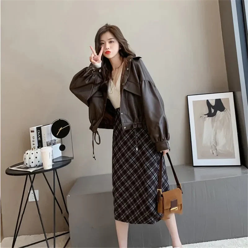 Women’s Faux Leather Outerwear | Casual | Streetwear Jacket