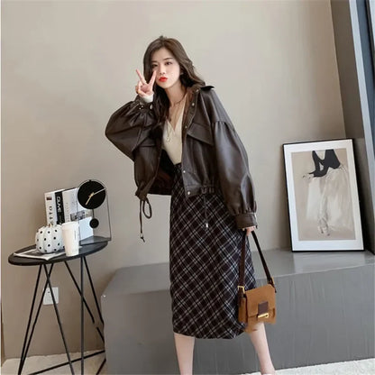 Women’s Faux Leather Outerwear | Casual | Streetwear Jacket