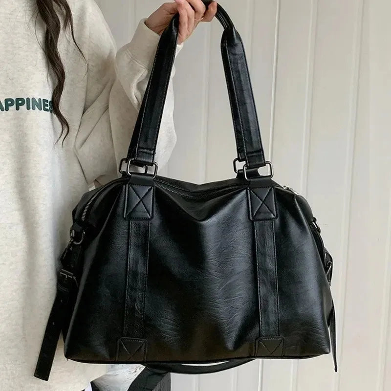 Women’s Tote Bag | Leather Look | Vintage | Fashion