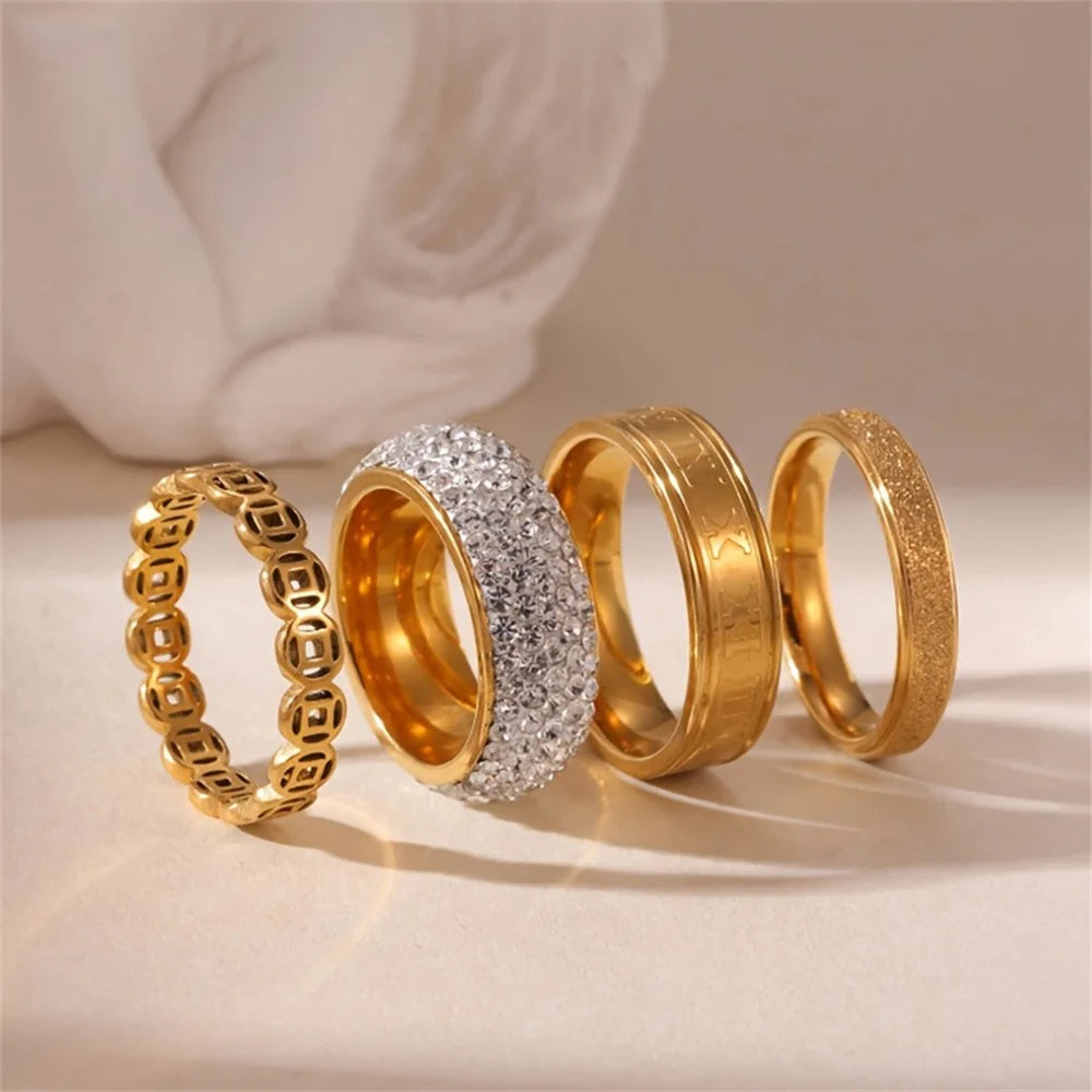 Women’s Jewelry Zircon Ring | Classic | Stainless Steel | Gift