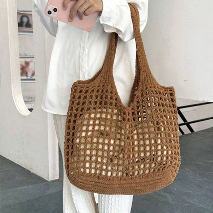 Women’s Tote Bag | Crochet Straw | Boho | Summer