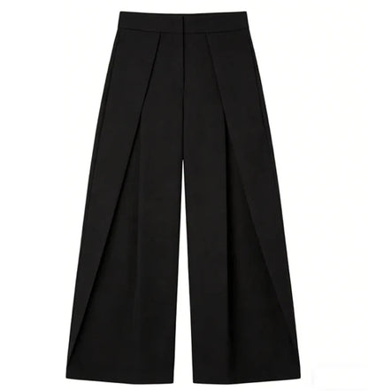 Women’s Wide Leg Pants Bottoms | Baggy | Pleated | Striped Elegant
