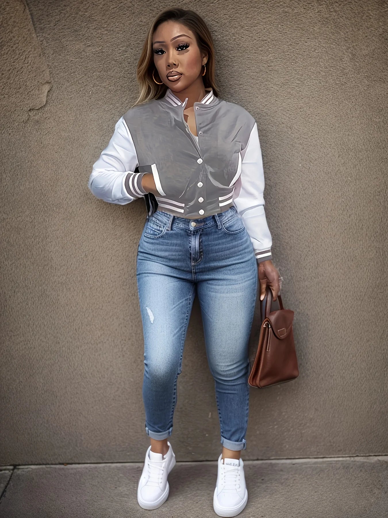 Women’s Outerwear | Casual Jacket | Colorblock