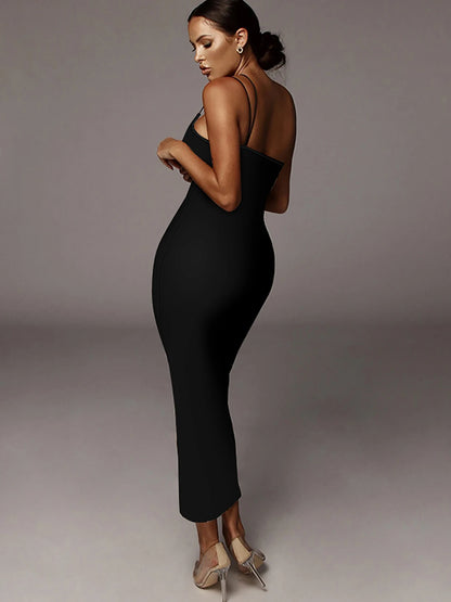 Women’s Leopard Maxi Dress – Sexy Summer Party & Evening Streetwear