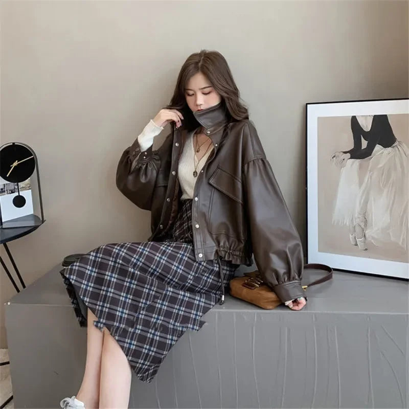 Women’s Faux Leather Outerwear | Casual | Streetwear Jacket