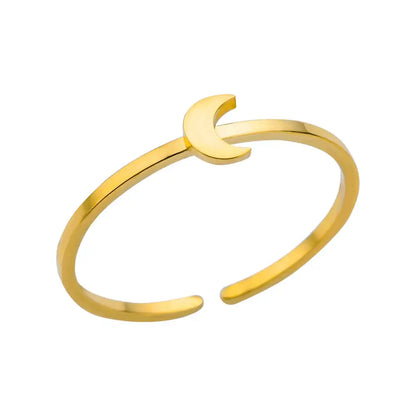 Women’s Jewelry Shell Star Open Ring | Trendy | Gold Tone