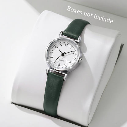 Women’s Small Dial Quartz Watch | Minimal | Leather Band | Analog
