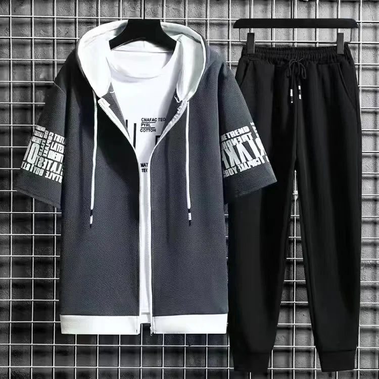 Men’s Casual Tracksuit Set / 2-Piece Sportswear
