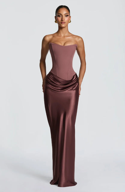 Women’s Maxi Dress | Strapless | Satin | Elegant