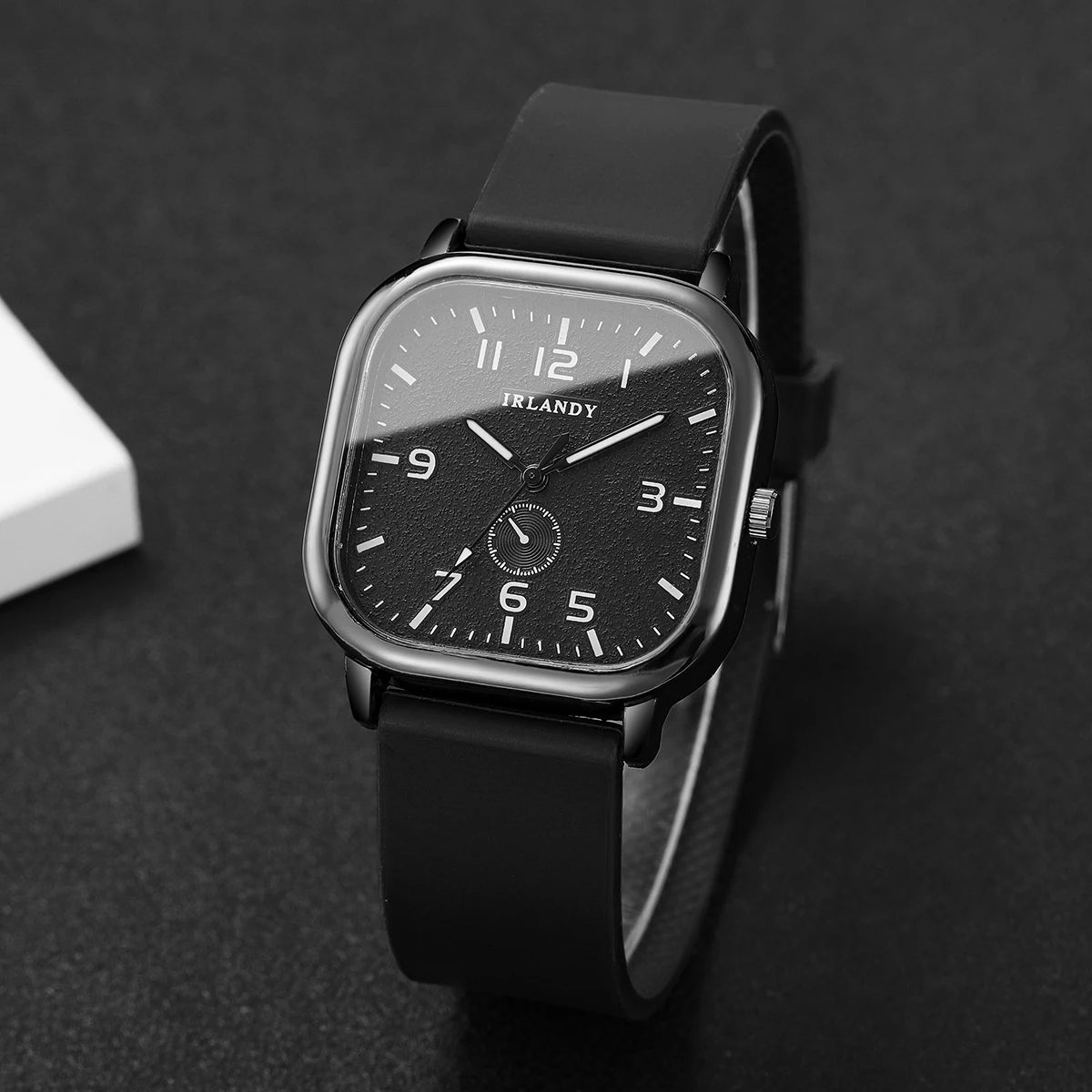Women’s Square Dial Quartz Watch | Casual | Silicone Strap | Sporty