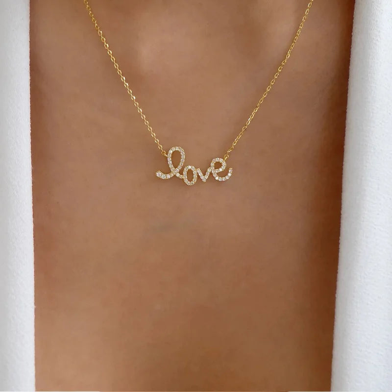 Women’s Jewelry Boho Layered Crystal Pendant Necklace | Vintage | Gold Tone | Trendy