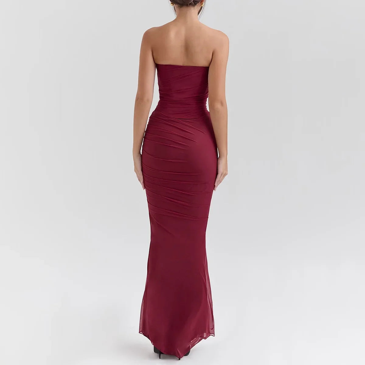 Women’s Elegant Maxi Dress with Scarf