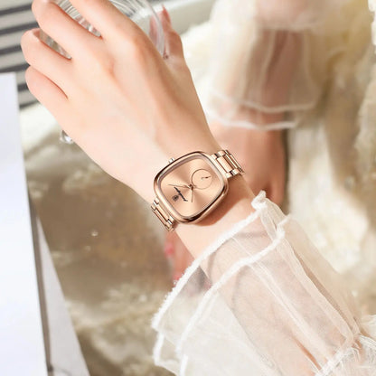 Women’s Luxury Stainless Steel Watch – Waterproof Elegant Timepiece