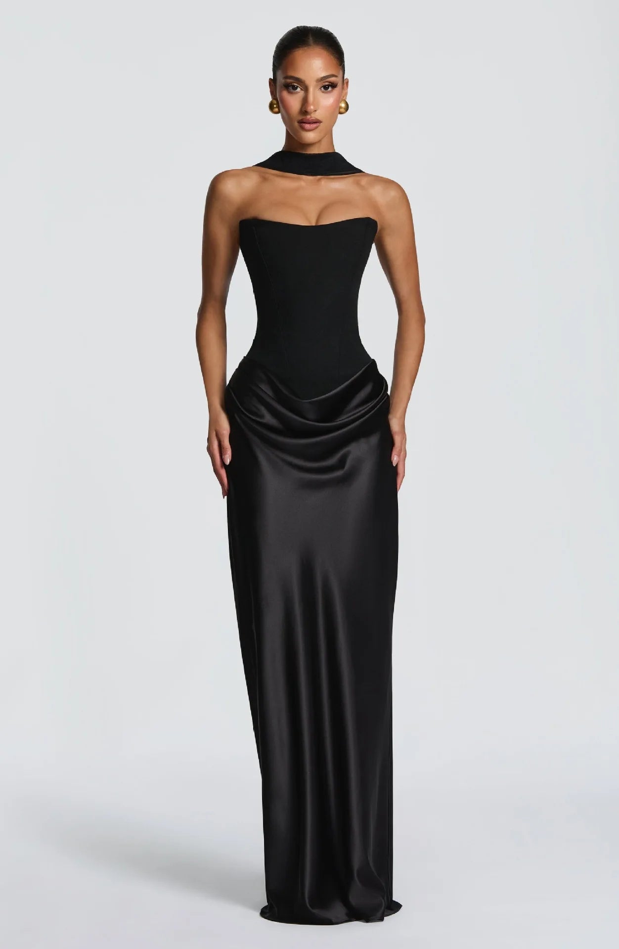 Women’s Maxi Dress | Strapless | Satin | Elegant