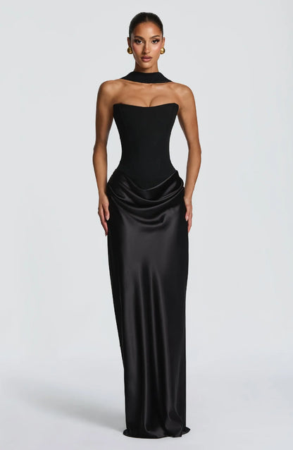 Women’s Maxi Dress | Strapless | Satin | Elegant