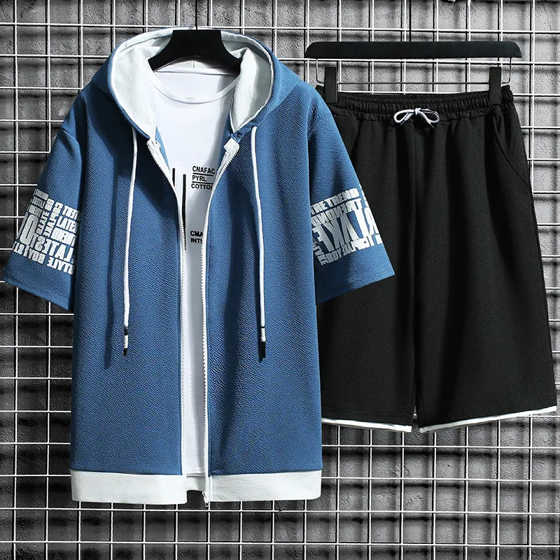 Men’s Casual Tracksuit Set / 2-Piece Sportswear