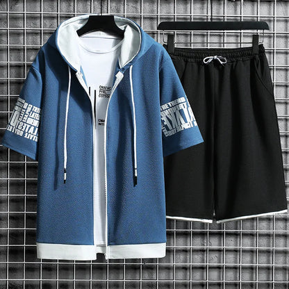 Men’s Casual Tracksuit Set / 2-Piece Sportswear