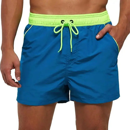 Men’s Quick-Dry Swim Shorts – Elastic Waist Surf & Beach Board Swimwear