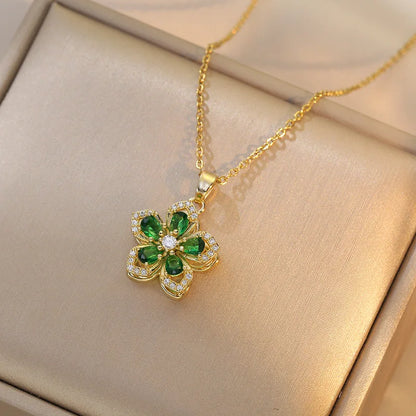 Women’s Necklace | Jewelry | Flower Zircon