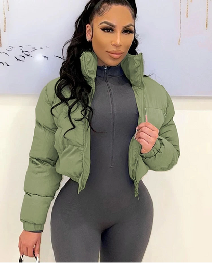 Women’s Puffer Jacket Outerwear | Winter | Cropped