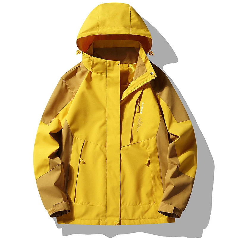 Unisex Windbreaker Jacket – Waterproof & Windproof Outdoor Hiking Outerwear