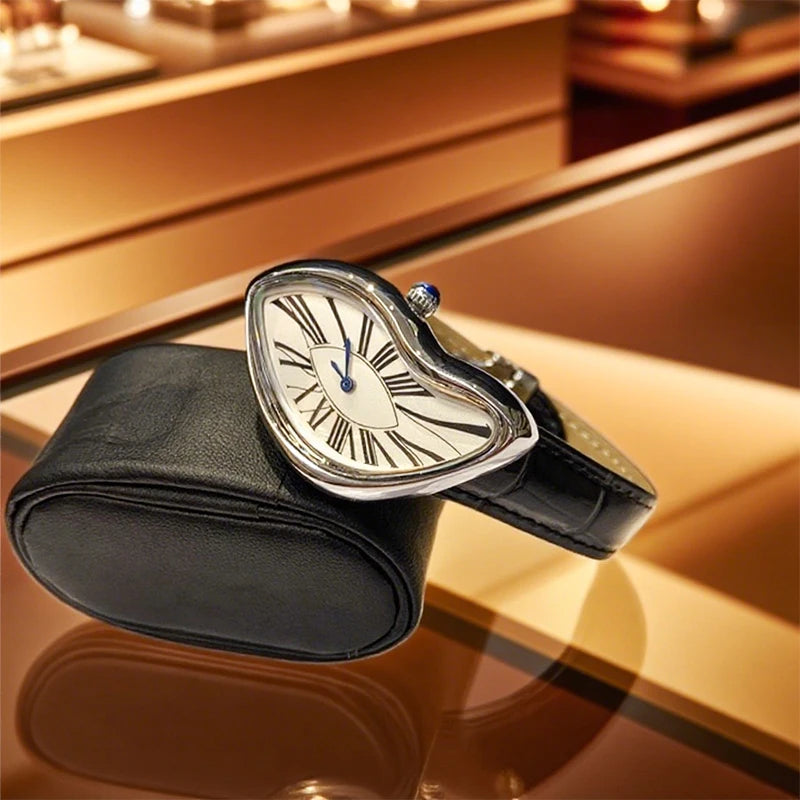 Women’s Irregular Case Quartz Watch | Y2K | Melt Twist | Unisex