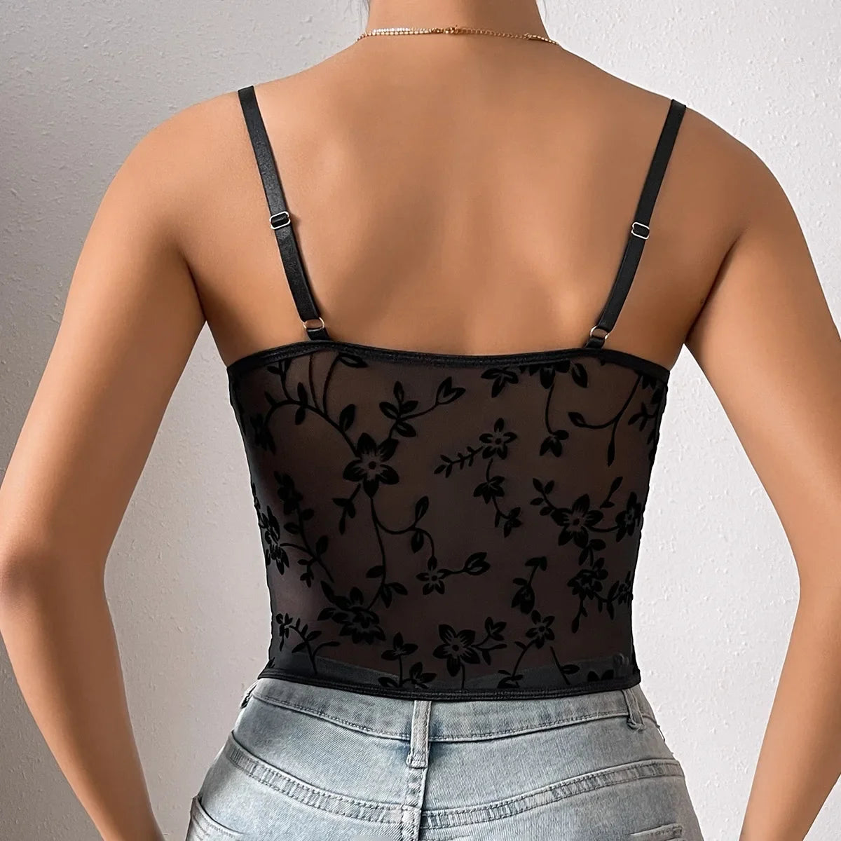 Women’s Lace Corset Cami Top | Elegant | French Chic | Party