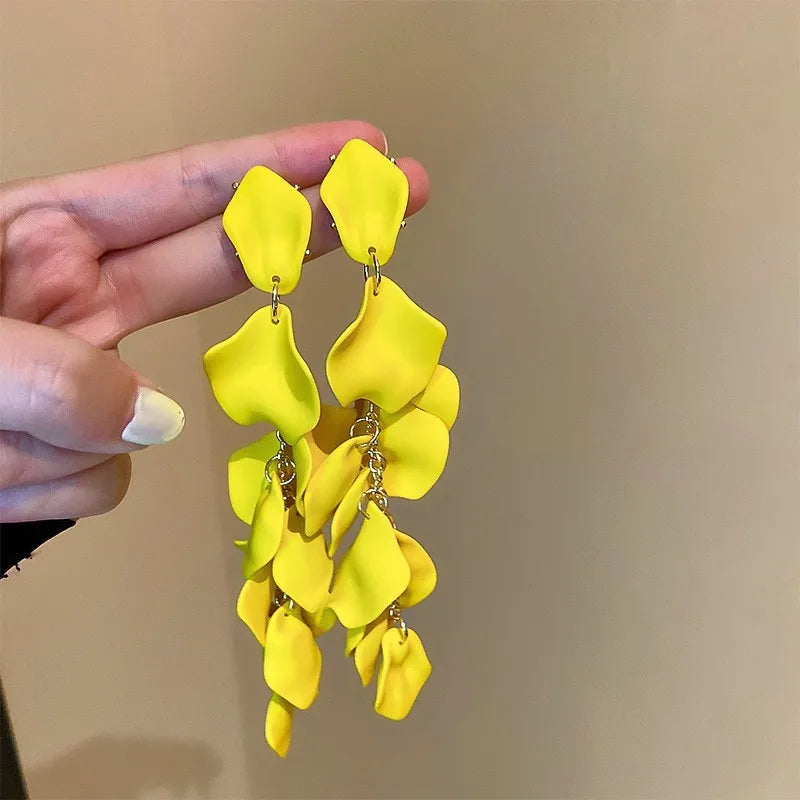 Women’s Jewelry Colorful Flower Drop Earrings | Boho | Y2K | Party