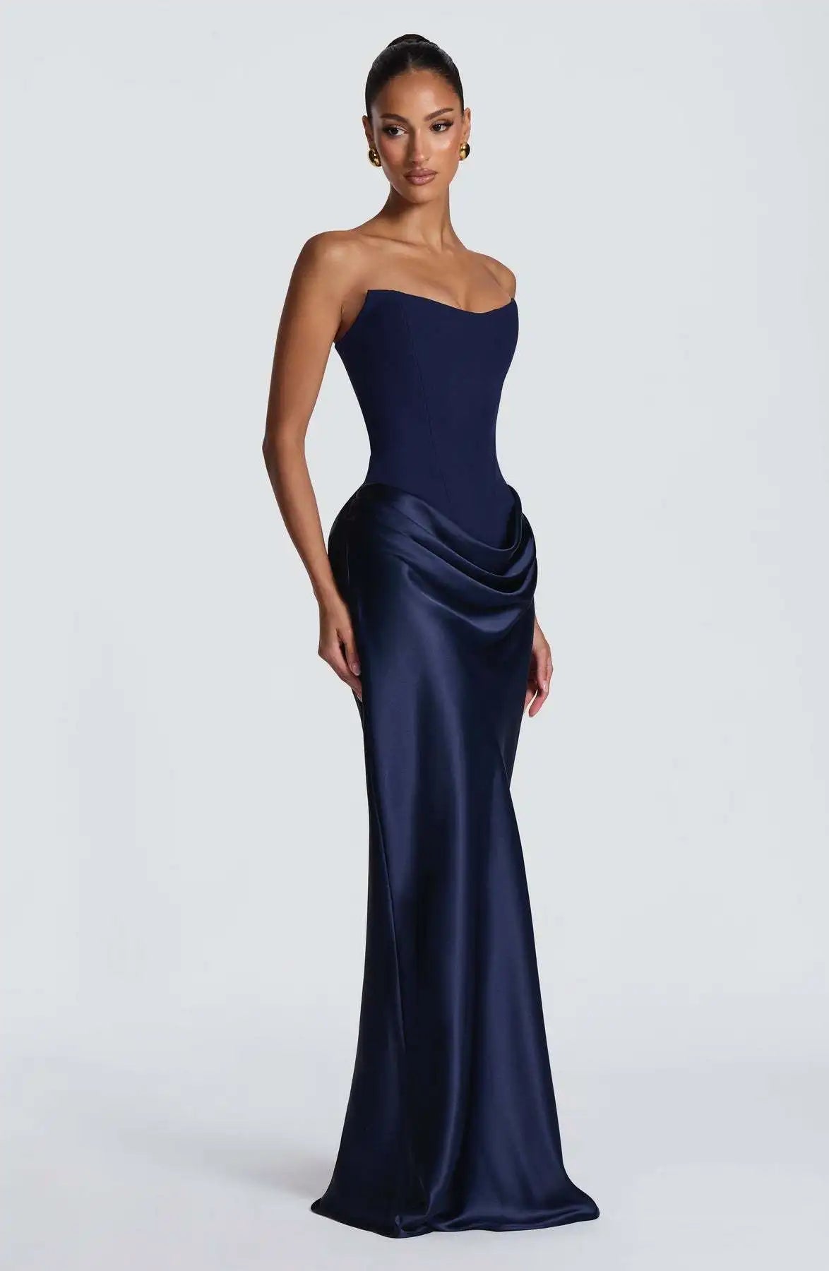 Women’s Maxi Dress | Strapless | Satin | Elegant
