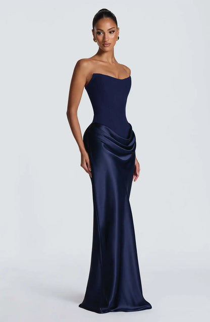 Women’s Maxi Dress | Strapless | Satin | Elegant