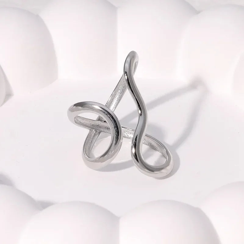 Women’s Jewelry Stainless Steel Charm Ring | Statement | Unisex | Party