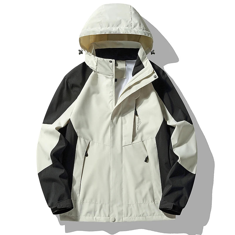 Unisex Windbreaker Jacket – Waterproof & Windproof Outdoor Hiking Outerwear