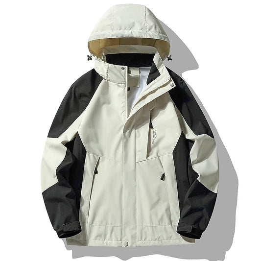 Unisex Windbreaker Jacket – Waterproof & Windproof Outdoor Hiking Outerwear