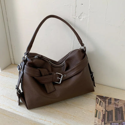 Women’s Tote Bag | Soft Leather | Large Capacity | Retro