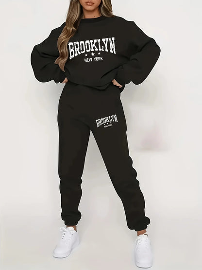 Women’s Autumn Winter Casual Set | Plush Street Hip Hop Sportswear Outfit