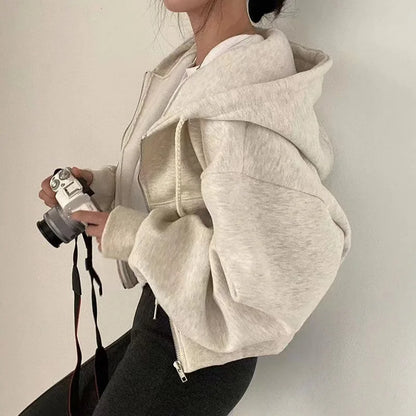 Women’s Hooded Outerwear | Casual | Streetwear | Y2K Jacket
