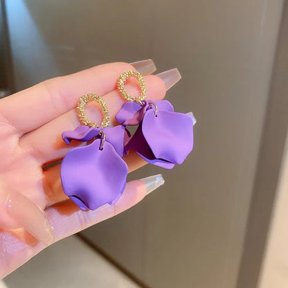 Women’s Jewelry Multicolored Flower Stud Earrings | Delicate | Tassel | Party