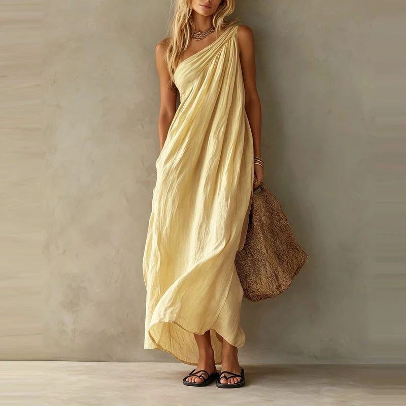 Women’s Maxi Dress | Asymmetrical | Off Shoulder | Beach
