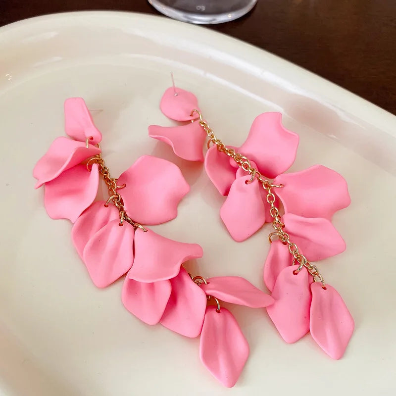 Women’s Jewelry Colorful Flower Drop Earrings | Boho | Y2K | Party