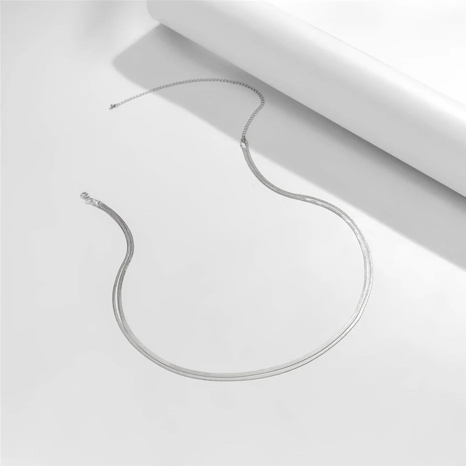 Women’s Flat Snake Chain Belly Waist Belt – Summer Beach Body Chain Jewelry Accessory