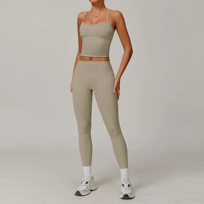 Women’s 2PCS Gym Yoga Set – Sportswear Casual Set