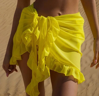 Women’s Ruffle Swimwear Pareo